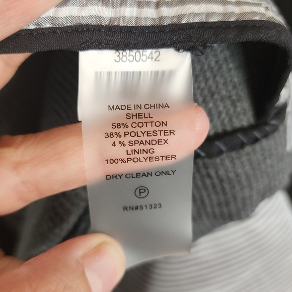 Court & Rowe Waffle Knit Cotton Blend Blazer | Grey | Size XL | NWT - Picture 8 of 10